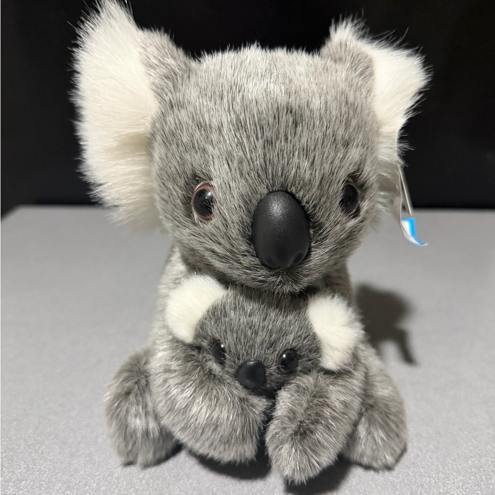 Aussie Bush Toys Koala With Baby Plush Made In Australia Souvenir Stuffed Animal